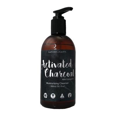 Clover Fields Natures Gifts Essentials Activated Charcoal with Coconut Oil Moisturising Cleanser 300ml